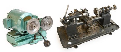 Lot 3234 - Watchmakers Lathe By Pultra no.6398, three jaw...