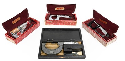 Lot 3205 - Micrometers Moore & Wright: No.966 1 to 2"...