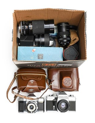 Lot 3368 - Various Cameras And Related Items including...