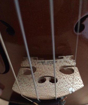 Lot 3019 - Violin 14 1/8" one piece back, baroque style...