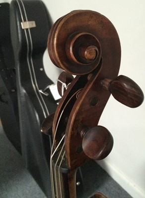 Lot 3001 - Cello 29 3/4" two piece back, upper bout 13...