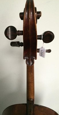 Lot 3001 - Cello 29 3/4" two piece back, upper bout 13...
