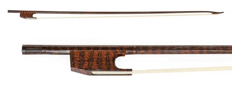 Lot 3029 - Violin Bow (Baroque) By Roger Doe stamped on...