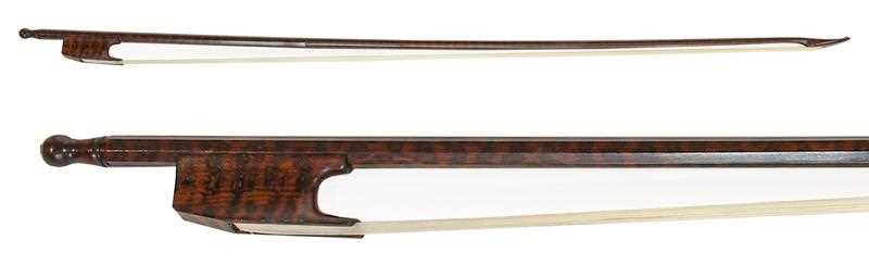 Lot 3028 - Violin Bow (Baroque) By Roger Doe stamped on...