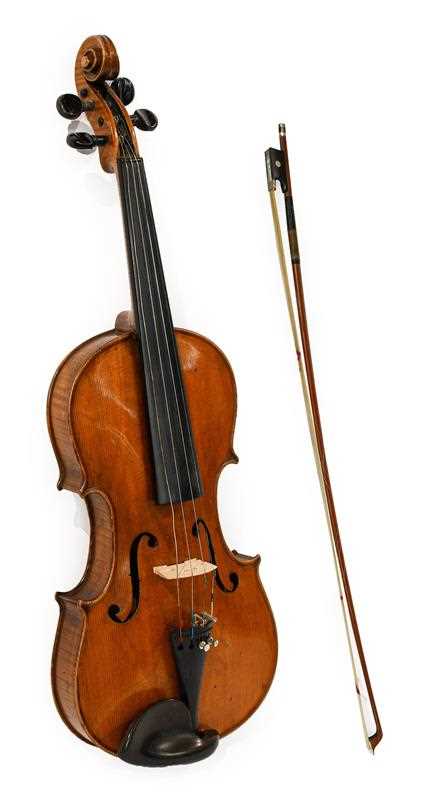 Lot 3027 - Violin 14" two piece back, no label, ebony...