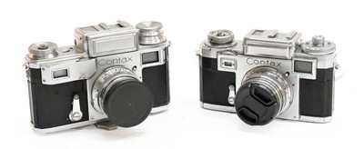 Lot 3274 - Contax Two Cameras (i) III with Carl Zeiss...