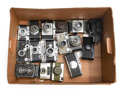 Lot 3371 - Various Cameras including Mercury II, Argus C3,...