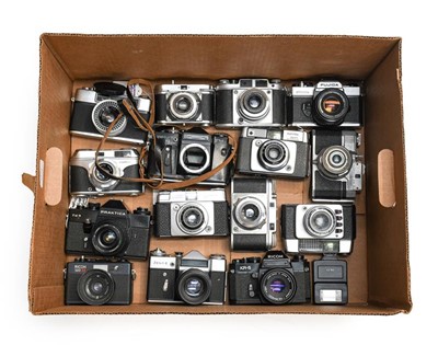 Lot 3373 - Various Cameras including Praktica CE3,...