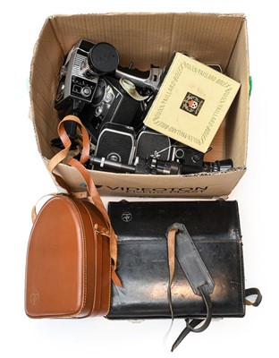 Lot 3337 - Paillard Bolex Cine Cameras 2xP1, P2, P3, P8,...