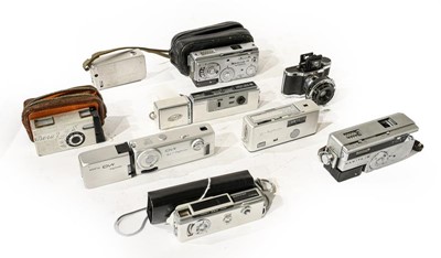 Lot 3357 - Subminiature Cameras Mamiya 16 Automatic,...