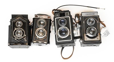 Lot 3402 - Zeiss Ikon Two Ikoflex TTR Cameras together...