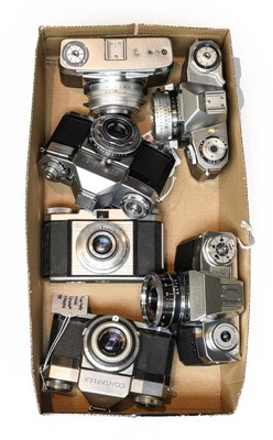 Lot 3390 - Various Zeiss Ikon Cameras Contaflex 126,...