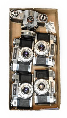 Lot 3389 - Various Zeiss Ikon Cameras 4xContaflex with...