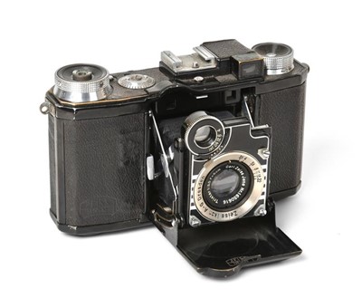 Lot 3401 - Zeiss Ikon Super Netter Folding Camera with...