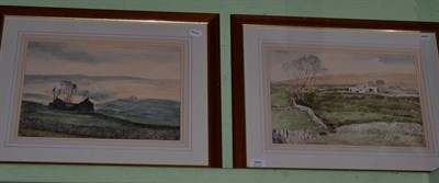 Lot 344 - A pair of Sam Chadwick watercolours