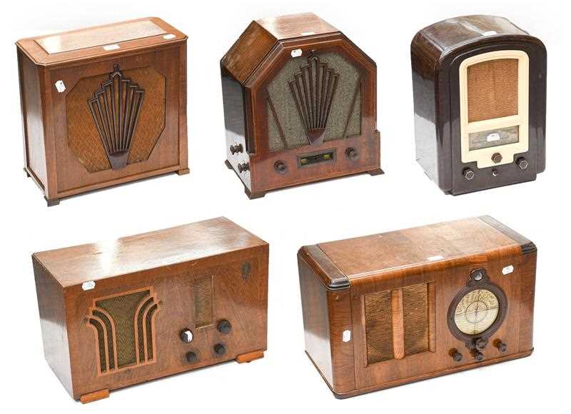 Lot 3095 - Gecophone And Other 1930s Wireless Receivers:...