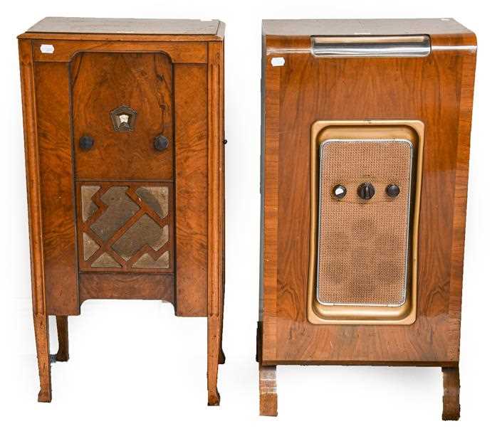 Lot 3113 - Two 1930s Console Wireless Receivers: A...
