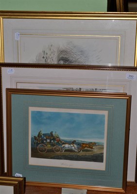 Lot 350 - Three large prints, ";On The Thames near Putney"; by Gauci after Maisey, ";A Spotted...