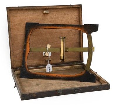 Lot 3164 - Clinometer showing inclination in inches per...