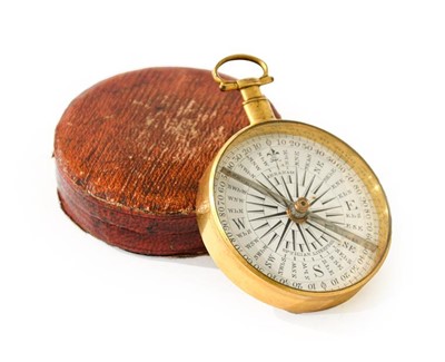 Lot 3161 - Abraham Optician (Liverpool) Compass 2" dial...
