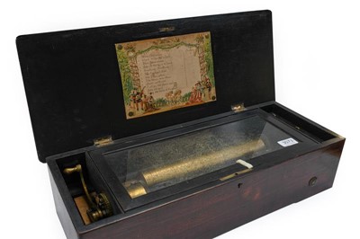 Lot 3073 - A Musical Box Playing Twelve Religious/Sacred...