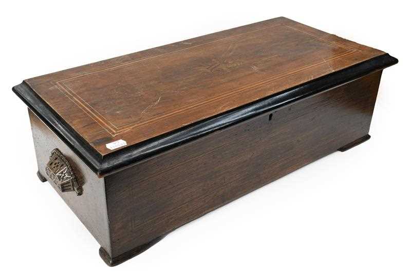 Lot 3071 - A Large Two-Per-Turn Musical Box Playing...