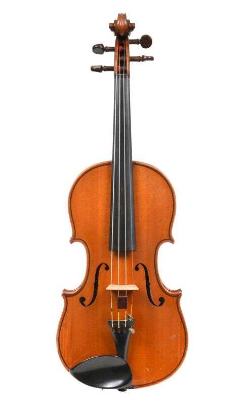 Lot 3021 - Violin 14 1/8" two piece back, ebony...