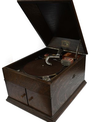 Lot 3144 - An HMV Model 110 Table Grand Gramophone, With...