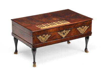 Lot 2135 - A Very Fine And Early Palais Royale Square Piano-Form Musical Necessaire