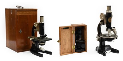 Lot 3189 - Microscopes (i) Prior (London) 13706 (cased)...