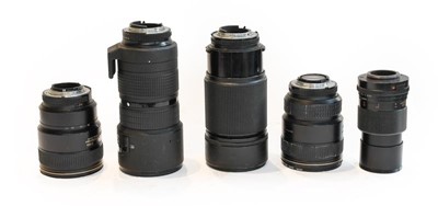 Lot 3332 - Nikon ED Lenses Nikkor AF f2.8 80-200mm and...