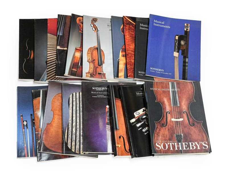 Lot 3012 - Sotheby's: 26 Catalogues from musical...