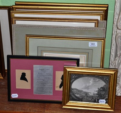 Lot 360 - Three prints from Ackermann's Microcosm of London 1808/09 ";Freemason's Hall";, ";King's Mews"; and