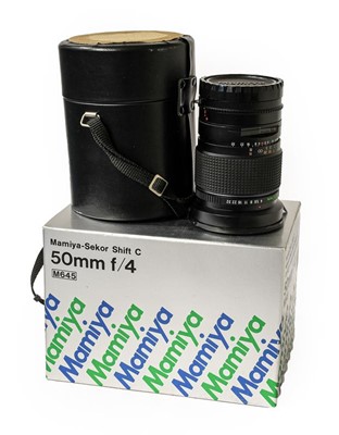 Lot 3324 - Mamiya-Sekor Shift C F4 50mm Lens no.13582 (in...