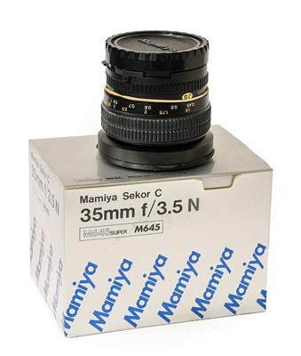 Lot 3327 - Mamiya-Sekor C F3.5 35mm N Lens no.103607 (in...