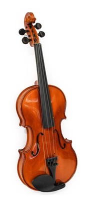Lot 3013 - Violin 12 1/2" two piece back, labelled...