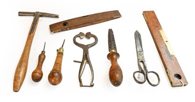Lot 3247 - Various Tools including two Rabone wooden...