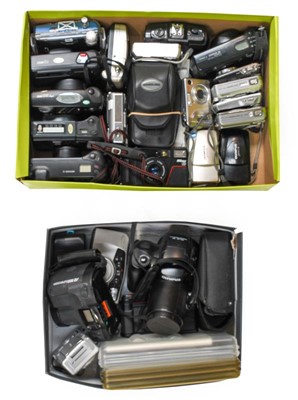 Lot 3382 - Various Compact Cameras including Olympus...