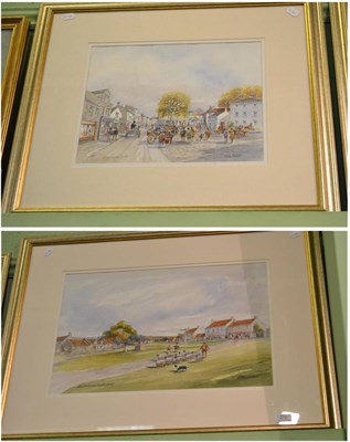 Lot 372 - Thomas MacDonald (1934-2011) ";Goathland"; and ";Grassington";, each signed and inscribed,...