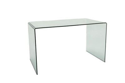 Lot 2286 - A Dwell Tempered Glass Console Desk,...