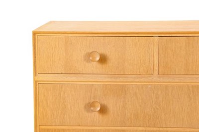 Lot 2261 - A 1950s/60s Oak Chest of Drawers, with two...
