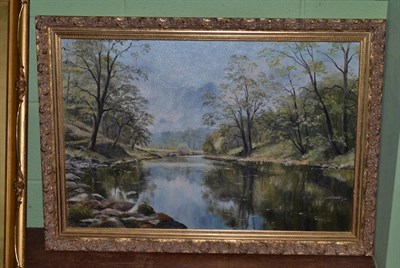 Lot 385 - John Dean, Bolton Abbey Woods, oil on canvas