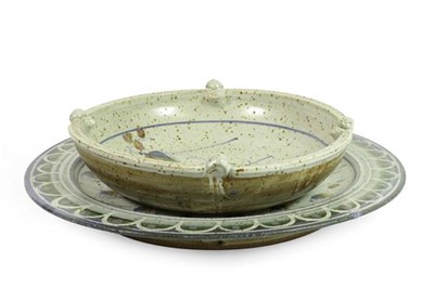 Lot 2033 - Andrew Hague (b.1948): A Stoneware Charger,...