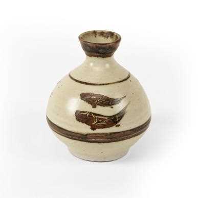 Lot 2020 - Bernard Leach (1887-1979): A Porcelain Vase,...