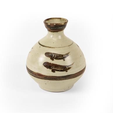 Lot 2020 - Bernard Leach (1887-1979): A Porcelain Vase,...