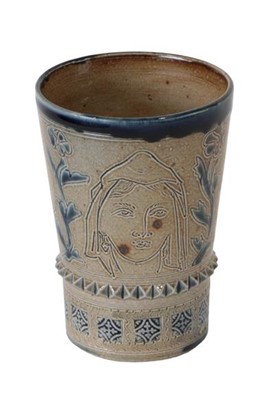 Lot 2012 - A C.J.C Bailey Fulham Pottery Stoneware Beaker,...