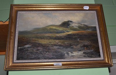 Lot 394 - G M Rennie, moorland landscape