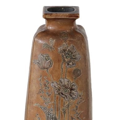 Lot 2005 - A Pair of Martin Brothers Stoneware Vases,...
