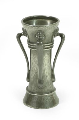 Lot 2062 - A Liberty & Co: A Tudric Pewter Vase, model No....