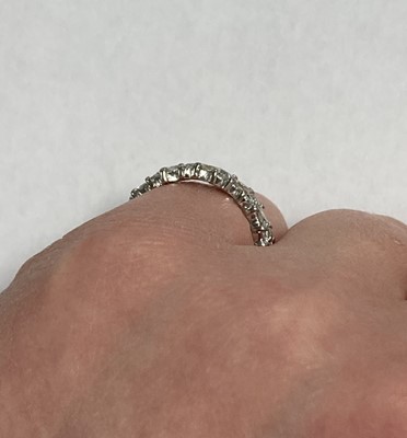 Lot 2281 - A Diamond Eternity Ring